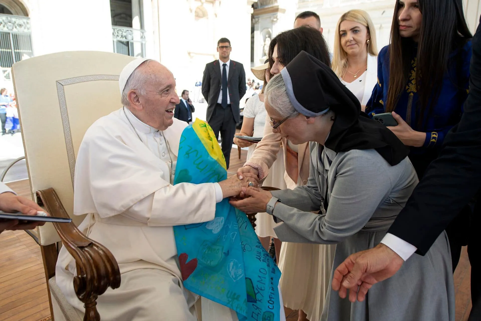 Зустріч фонду з Папою Римським