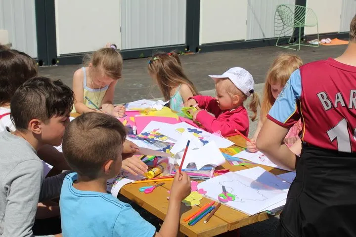 Майстер-клас для евакуйованих дітей