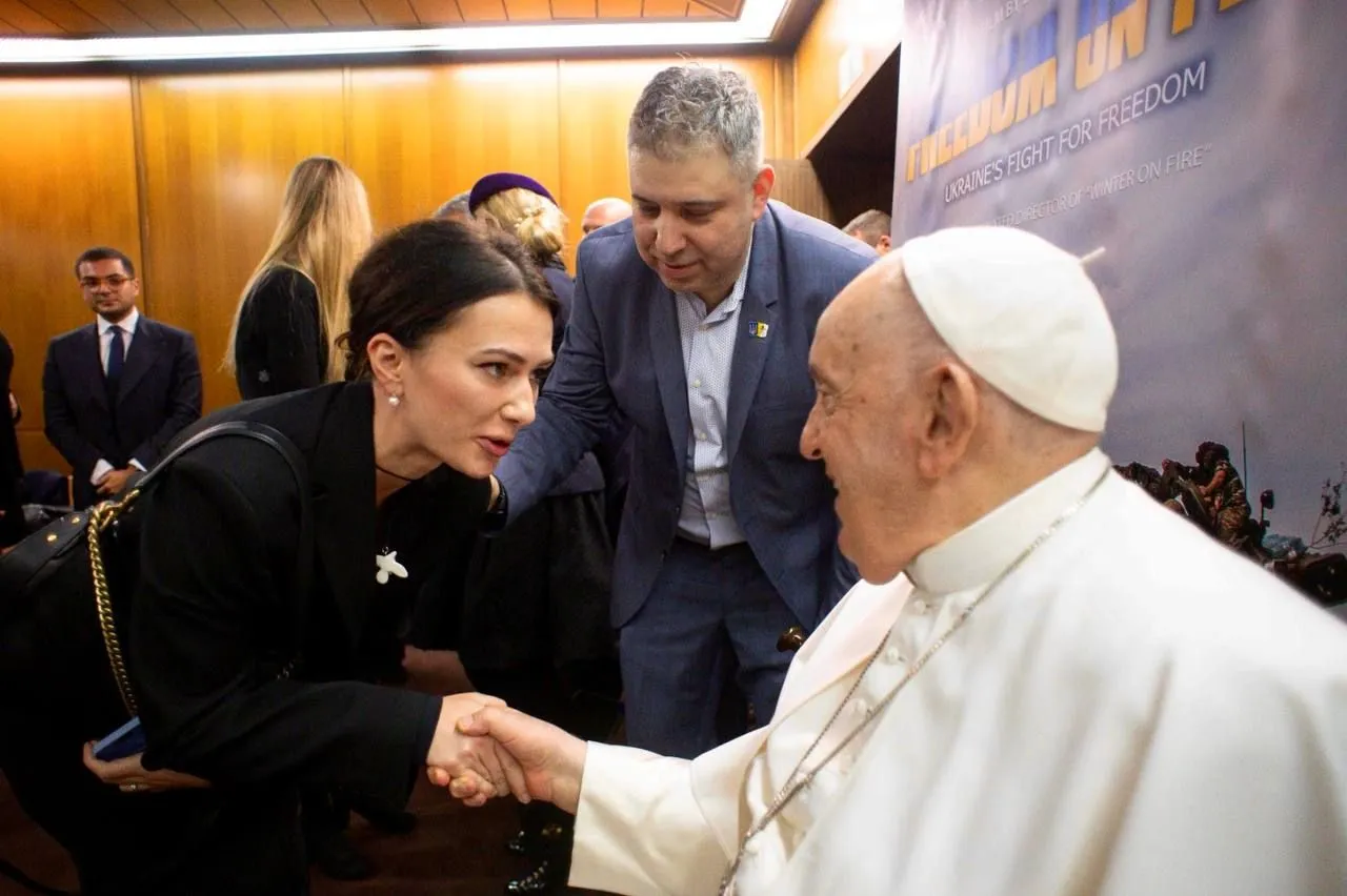 Мар'яна Романяк відвідала показ фільму «Свобода в вогні»